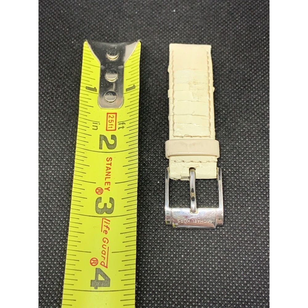 Michael Kors Genuine Leather Half Watch Band Straps 17mm S296